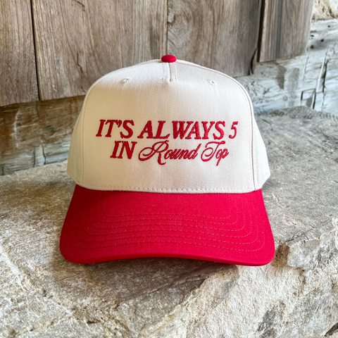 IT'S ALWAYS 5 TRUCKER - RED - THE MNRCH