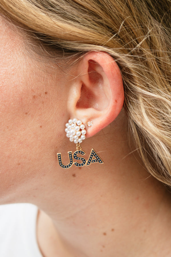 USA EARRINGS - THE MNRCH