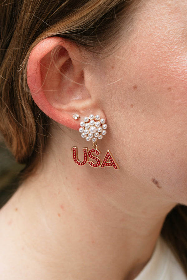 USA EARRINGS - THE MNRCH