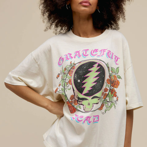 DAYDREAMER - GRATEFUL DEAD STEAL YOUR FACE ONE SIZE TEE - THE MNRCH