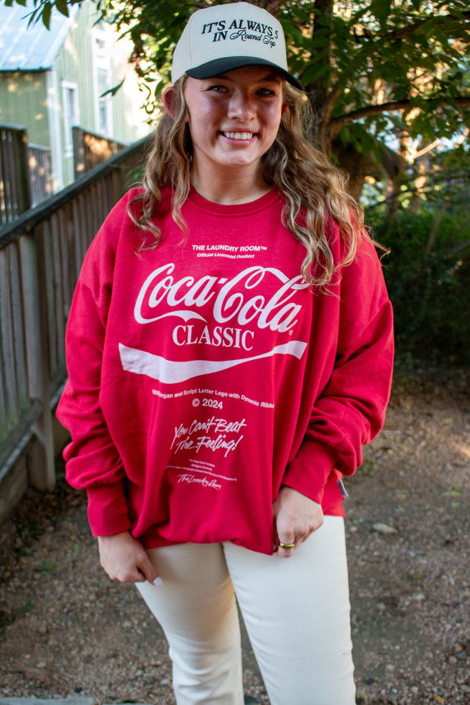 VINTAGE RED COCA-COLA SWEATSHIRT - THE MNRCH