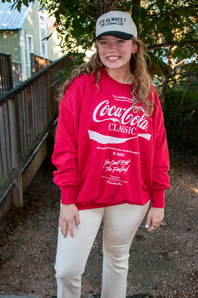 VINTAGE RED COCA-COLA SWEATSHIRT - THE MNRCH