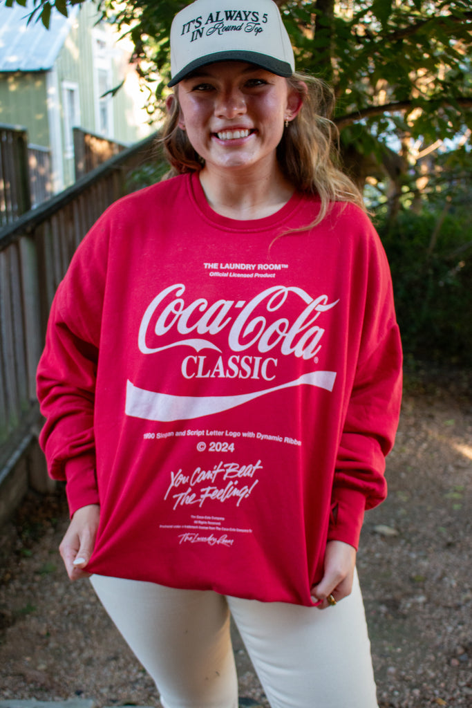 VINTAGE RED COCA-COLA SWEATSHIRT - THE MNRCH