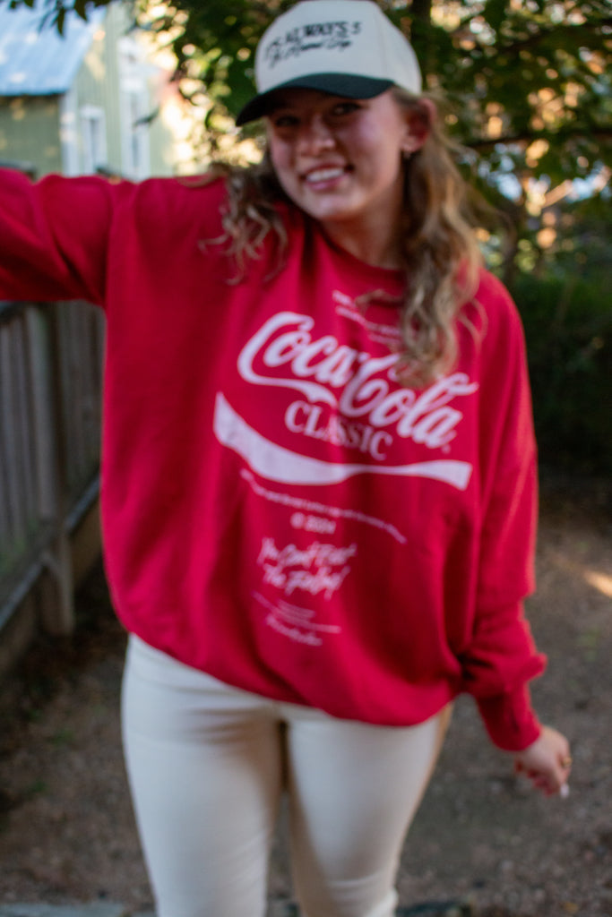 VINTAGE RED COCA-COLA SWEATSHIRT - THE MNRCH